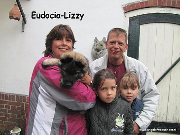 Eudocia-Lizzy met Kees, Buffy, Larissa en Nikita